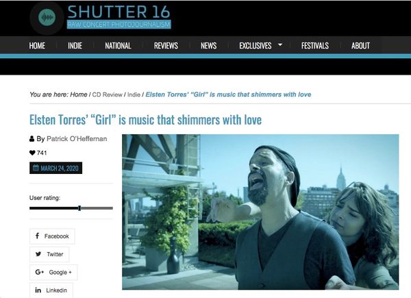 Shutter 16 Magazine review of "GIRL"