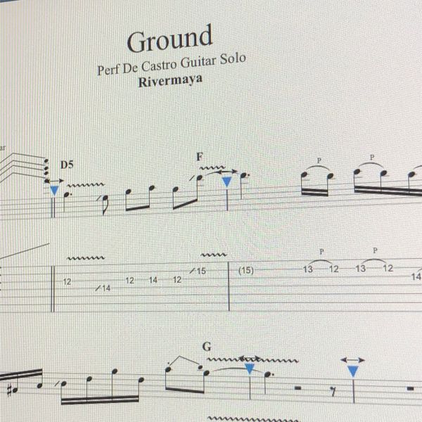 "Ground" Solo TAB + Backing Track MP3