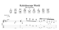 Kaleidoscope World Guitar Parts TAB + MP3 Backing Track