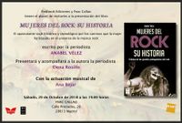 Mini-acústico para la presentación de "Mujeres del rock: su historia"