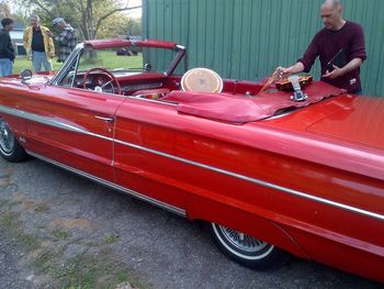 1964 Ford Galaxie on album cover

