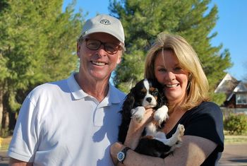 Our newest Dulaney family, Jim and Kathy with Windsor!
