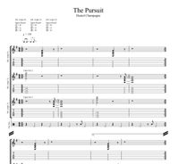 The Pursuit - Guitar TAB and sheet music (FREE)