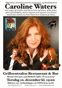 Caroline Waters LIVE at Grillsentralen Restaurant & Bar i Bjelland