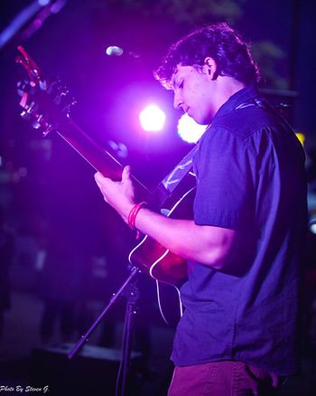 Ryan playing at the Roxborough music festival (2018)

