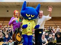 Al deCant, Jill Kubeck and Pete the Cat!   OPEN TO THE PUBLIC