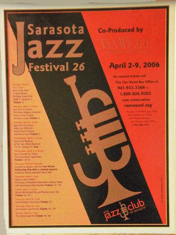 March 2006 - 26th Sarasota Jazz Festival
