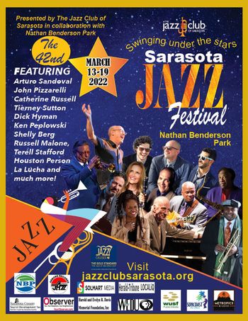 March 2022-42nd Sarasota Jazz Festival Berg-Peplowski co-directors
