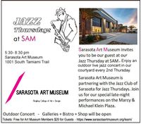 Jazz Thursday at the SAM (Sarasota Art Museum)
