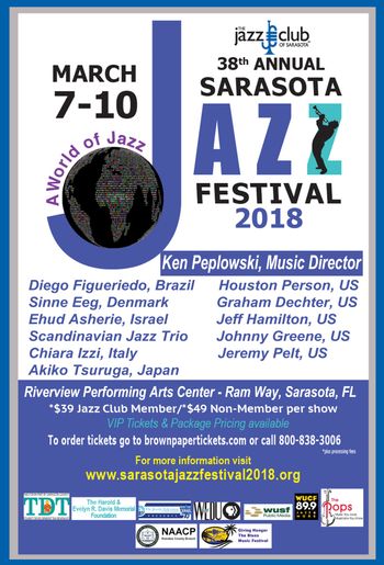 March 2018 - 38th SRQ  Jazz Festival - World of Jazz - Ken Peplowski, Director
