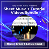 Music From A Lotus Pond (BUNDLE OFFER: Sheet Music + Piano Tutorial Interactive Videos)(ONLY $20)
