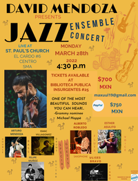 David Mendoza presents "Jazz Ensemble Concert"