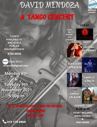 David Mendoza presents a Tango Concert 