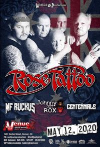 POSTPONED: Rose Tattoo w/ MF Ruckus, Johnny Got Rox, The Centennials