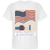 God, Family & Country White Tshirt