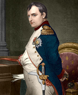 A portrait of Napoleon by Paul Delaroche