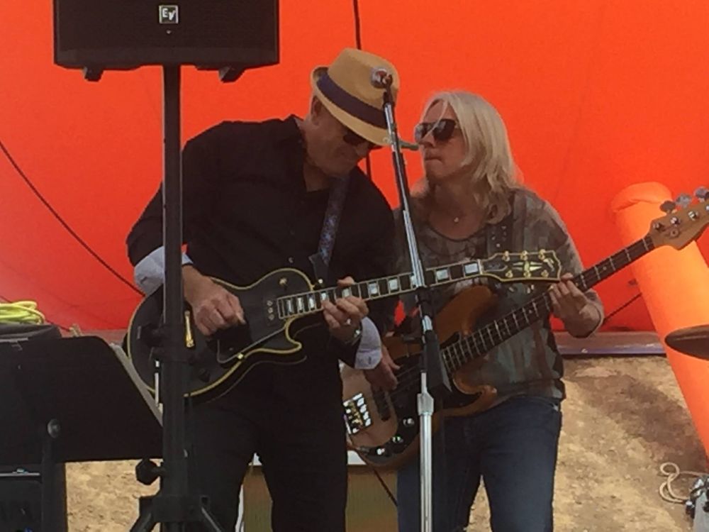 Guitarist/singer Bruce Pittenger and Joyce Rockin' It in 2017