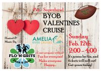 FLO 'N Grits Duo  BYOB Pre-Super Bowl Valentines Cruise