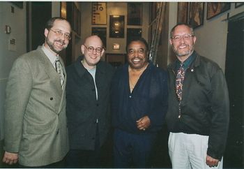 with Martin Mueller, Chico Hamilton and Donald Elfman
