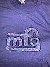 MFG Logo Tee Designed by Artist Ryan Kerrigan in Lapis