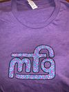 MFG Logo Tee by Artist Ryan Kerrigan in Heather Purple
