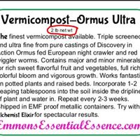 Vermicompost-Ormus Ultra 2 lb