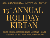13th Annual Holiday Kirtan Party