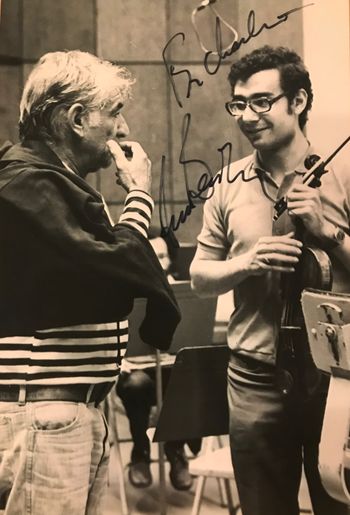 Charlie and Leonard Bernstein
