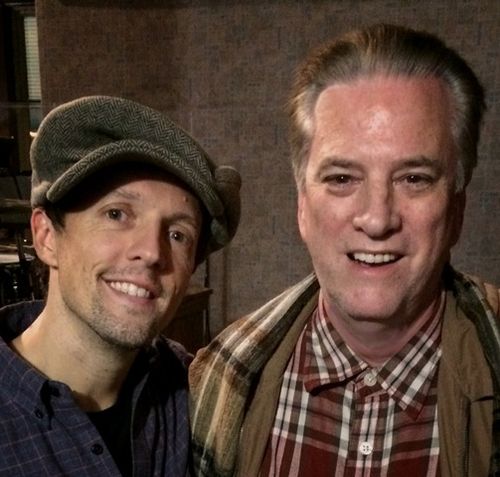 Backstage with Jason Mraz on Broadway after his starring performance in "Waitress" in late 2017