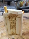 Custom Woodcrafted Mourn the Light Dugout One Hitter