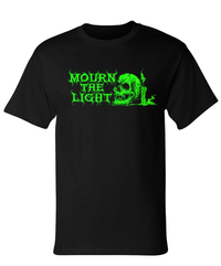 Mourn the Light Green Skull/Candle shirt