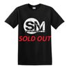 black SM logo T-shirt large