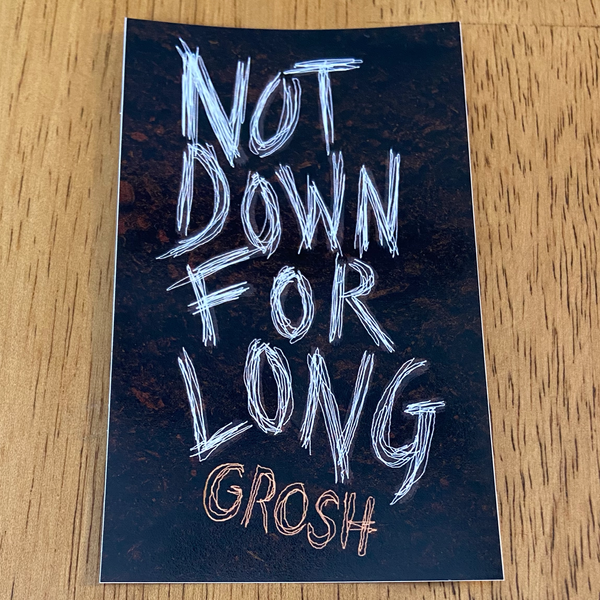 Sticker: Not Down for Long