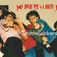 Official GG Allin & the Jabbers/TSOL Poster ROLLED