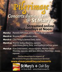 on the 'hat performs Pilgrimage Concert during Lent