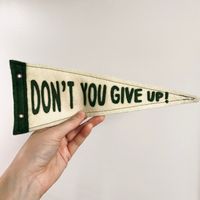 Don't You Give Up Pennant