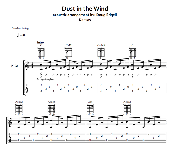 "dust in the wind"