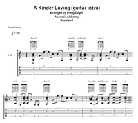 "A Kinder Loving" intro guitar part