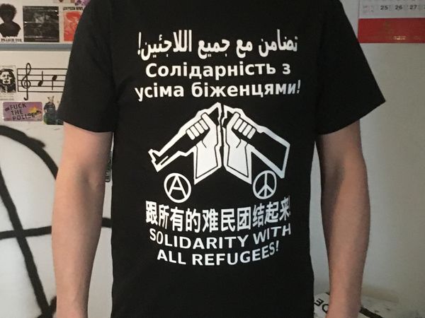 Solidarity With All Refugees T-Shirt -Unisexe