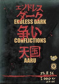 Endless Dark, Conflictions & Aaru @Gaukurinn