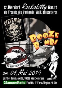 May 4th 2019: Steve Riot Band at the 12. Bierdorf Rockabilly Nacht in Weissenbrunn, Germany