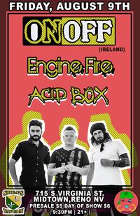 Engine Fire, OnOff, and Acid Box