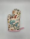 Pastel Cowgirl Quilted Oven Mitt 