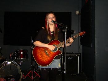 Performing at Bar East in NYC
