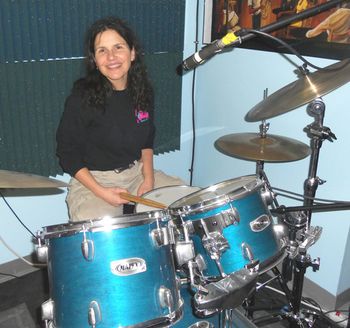 Maire Tashjian plays drums on "New World" and "Who Killed Joey?"
