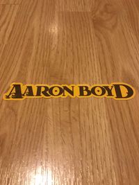 Aaron Boyd sticker