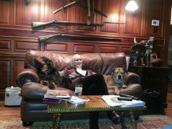 Duncan Miller [Zeus x Clare] relaxing at home
