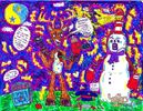 "Reindeer Games (Strange Days)" (ORIGINAL ART PIECE)