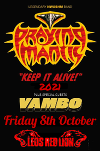 Praying Mantis - Keep It Alive! 2021 tour