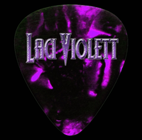Laci Violett Celluloid Guitar Pick